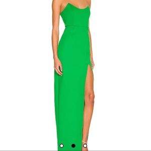 Green Superdown gown